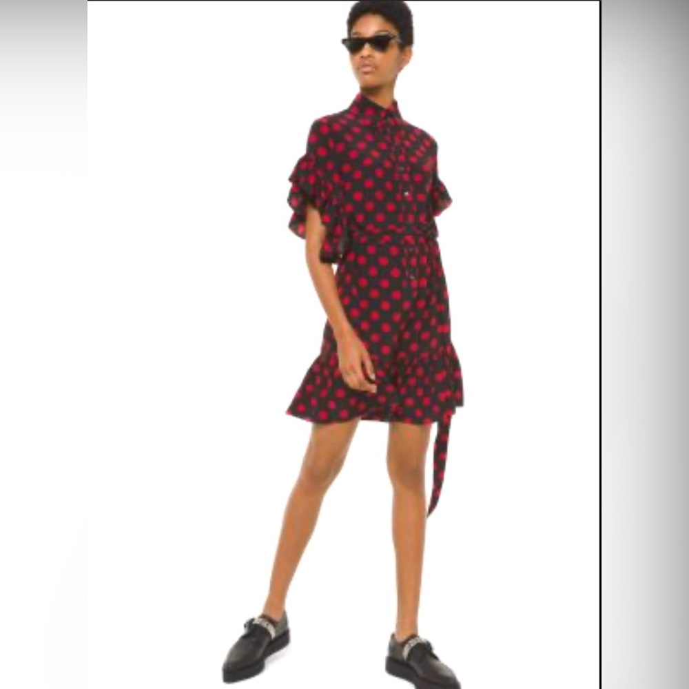 Michael Kors Polka Dot Dress - Red and Black - NEW WITH TAGS